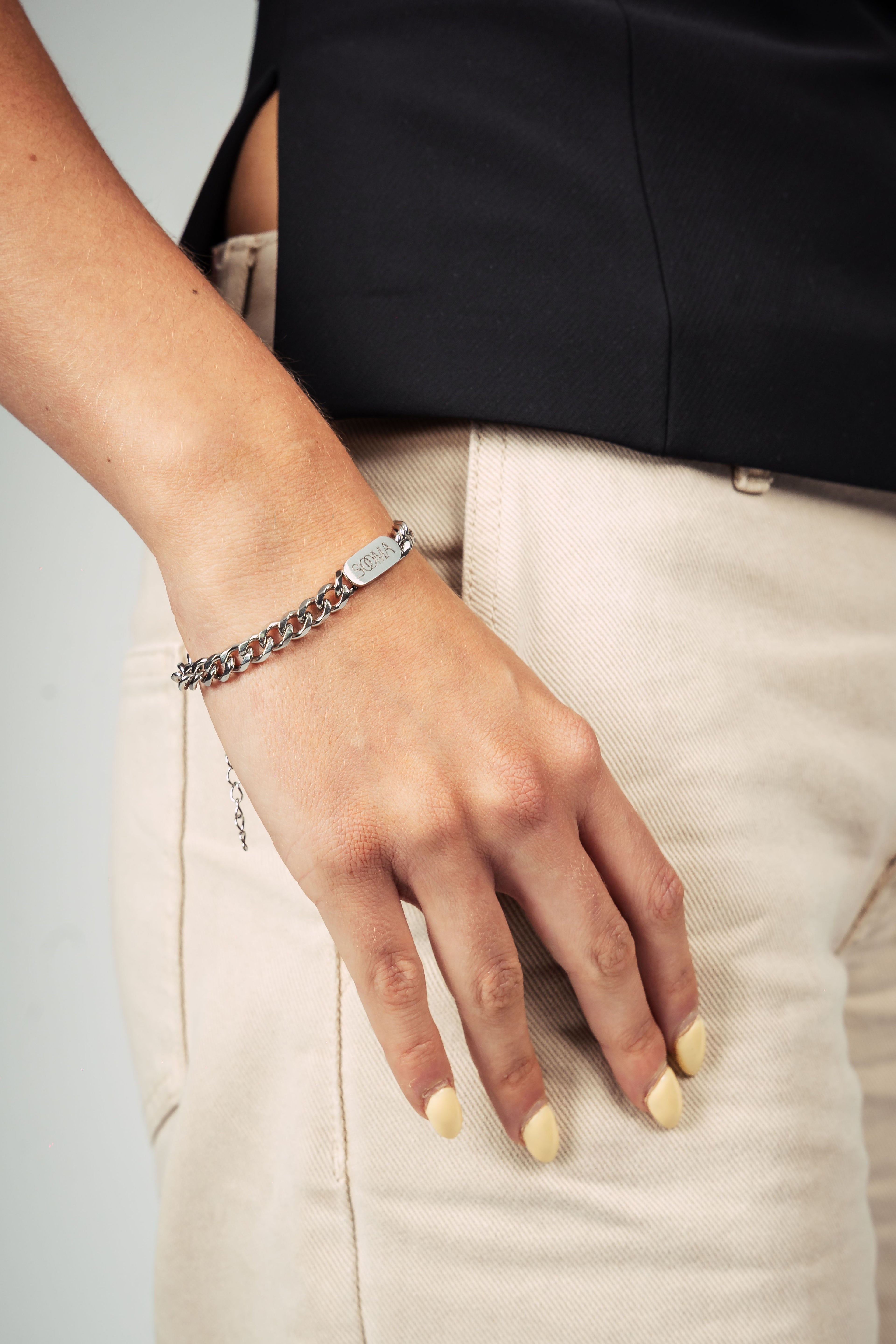 RIVET CUBAN BRACELET